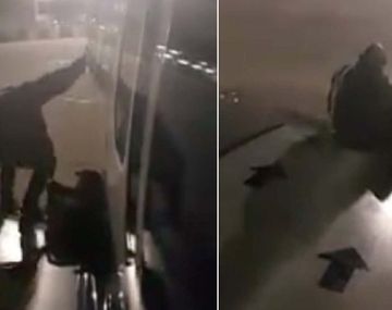 VIDEO: Abrió la puerta de emergencia del avión y quiso salir por el ala