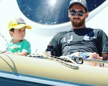 Se supo de qué equipo es hincha: mirá el termo de Lionel Messi