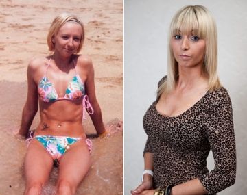 El antes y después de Lauren