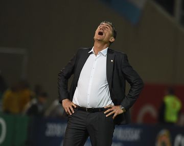 Edgardo Bauza, indignado por la derrota de Argentina ante Paraguay