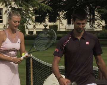 Djokovic y Sharapova