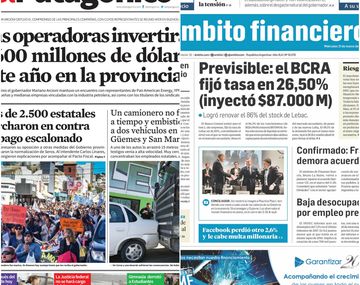 Tapas de diarios del miércoles 21 de marzo de 2018