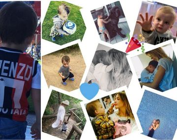 Emotivos mensajes de Tinelli y Valdes por el cumpleaños de Lorenzo