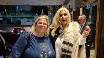 Lorna junto a la diva Susana Giménez. Lorna junto a la diva Susana Giménez.