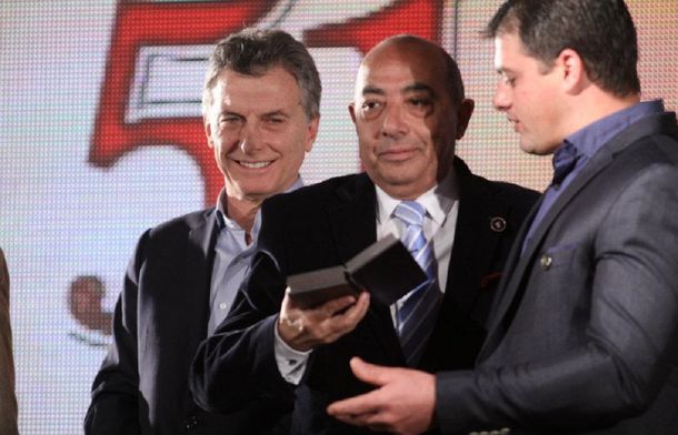Mauricio Macri con Mario Pereyra