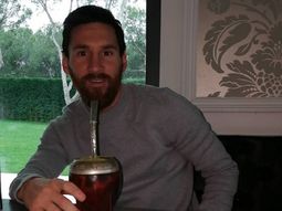 Lionel Messi, relajado en Barcelona