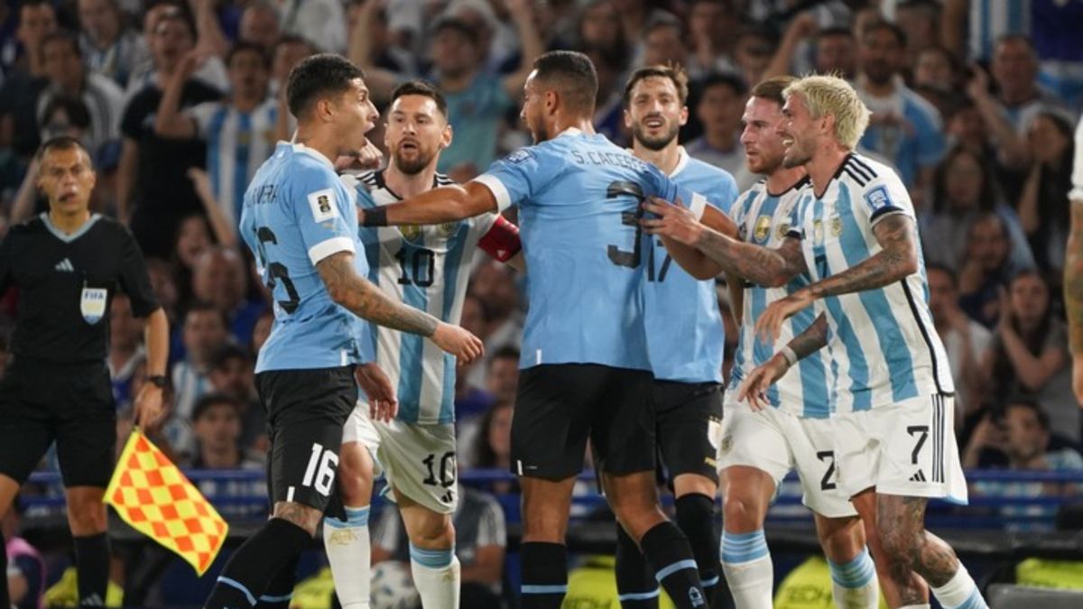 Uruguay le está ganando a Argentina en la Bombonera