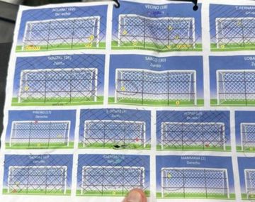 El machete del arquero de Estudiantes