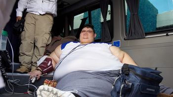 El hombre más gordo del mundo empezó su tratamiento. El hombre más gordo del mundo empezó su tratamiento.
