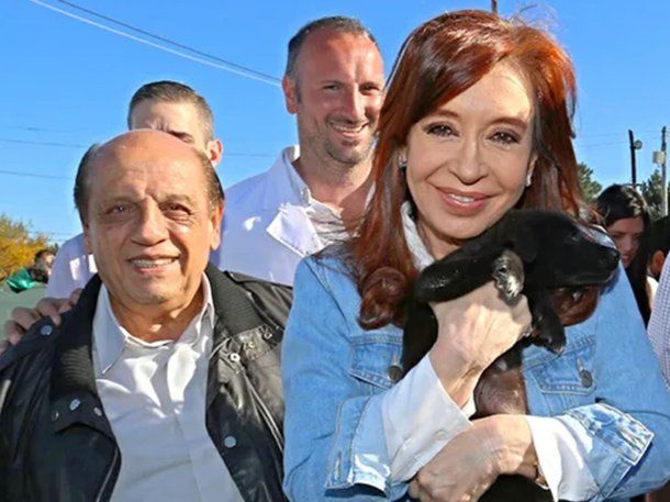 Juan José Mussi junto a Cristina Kirchner.