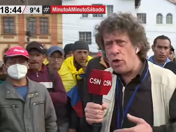 Destacan la cobertura de C5N en Ecuador