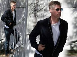 Brad Pitt se mostró muy flaco Brad Pitt se mostró muy flaco