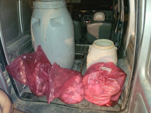 Santa Fe: un camión transportaba 16 toneladas de achuras en mal estado