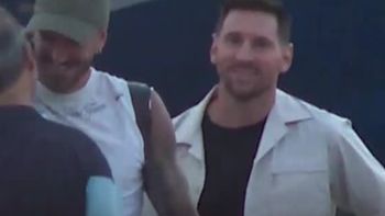 Lionel Messi llegó a Kansas City para sumarse a la Selección Argentina Lionel Messi llegó a Kansas City para sumarse a la Selección Argentina