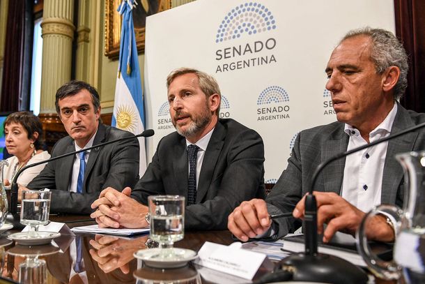 Rogelio Frigerio defendió el Presupuesto 2019 en el Senado