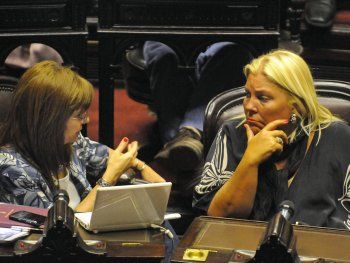 Patricia Bullrich y Elisa Carrió