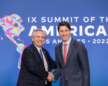 Alberto Fernández mantuvo una reunión bilateral con el primer ministro de Canadá