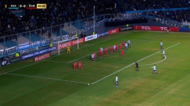 El golazo de Matías Rojas en su último partido en Racing