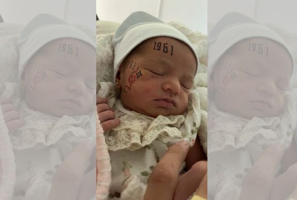 La foto de Jamaica, la hija de L-Gante, con la cara tatuada es furor