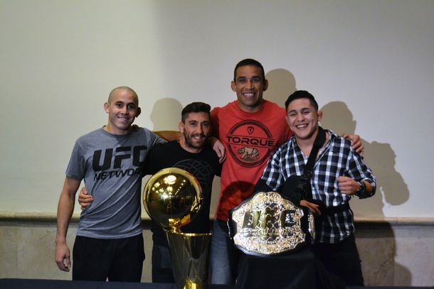 Choque de pesados: la UFC y la NBA se vieron las caras en México