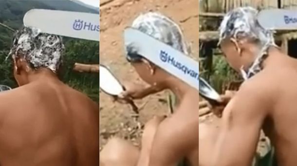 Lo raparon con una motosierra