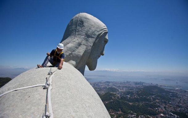 Después del rayo, el Cristo Redentor cambiará de tono