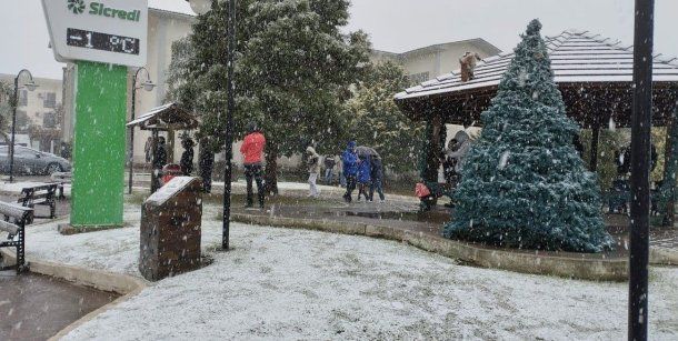  sorpresa por una intensa nevada en el sur del país