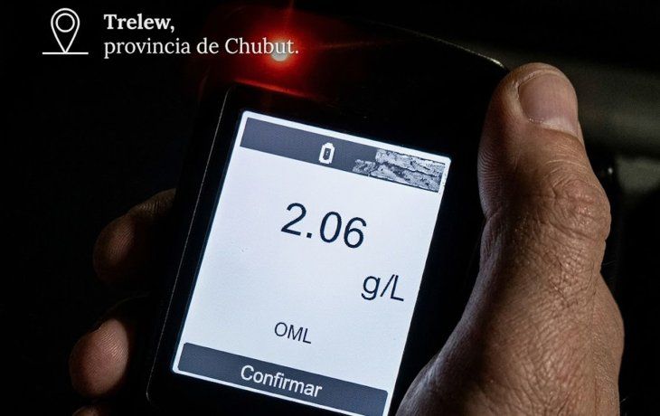Dijo que había tomado remedio, pero estaba totalmente borracho