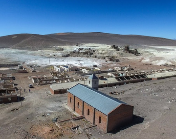 El pueblo minero con una histórica mina de azufre que fue abandonada