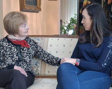 Encuentro en España de Isabel Perón y Victoria Villarruel.