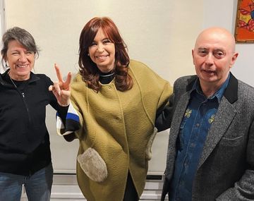 Difundieron una foto inédita de Cristina y el Indio Solari