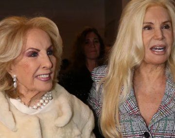 El encuentro de Susana Giménez y Mirtha Legrand en un evento de alta costura