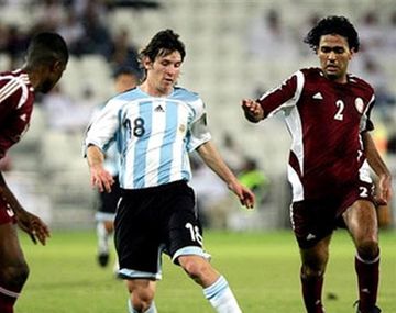 Cómo fue el único antecedente entre Argentina y Qatar