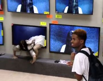 Se llevaron el susto de sus vidas con el monstruo de La Llamada