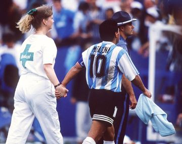 El exabrupto del Coco Basile sobre el doping de Diego Maradona en el Mundial del 94