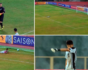 El arquero Jang Paek Ho fue suspendido durante un año por el blooper que cometió ante Uzbekistán.