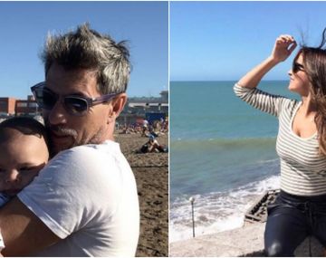 El Chato, Lourdes y Valentín, felices en MDQ