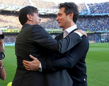 Marcelo Gallardo y Guillermo Barros Schelotto