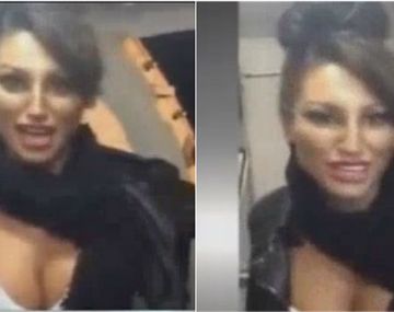 Apareció otro video de Victoria Xipolitakis en el avión