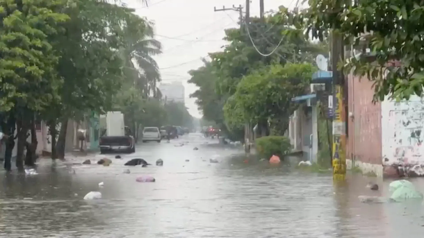 Hay alerta por lluvias torrenciales en Veracruz.