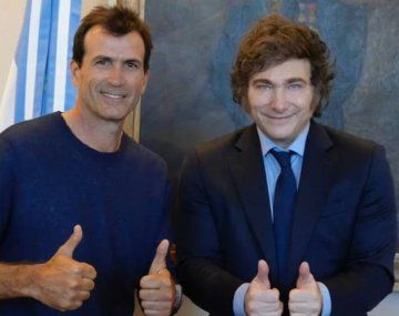 Adolfo Cambiaso y Javier Milei
