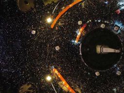 Impresionante convocatoria a la vigilia por el Día de la Memoria. Foto: La Garganta Poderosa.&nbsp;