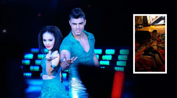 Ángela Torres se lesionó la pierna, y peligra su continuidad en el Bailando 2016
