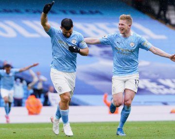 La inolvidable despedida del Kun Agüero del Manchester City: pasillo de honor y dos goles