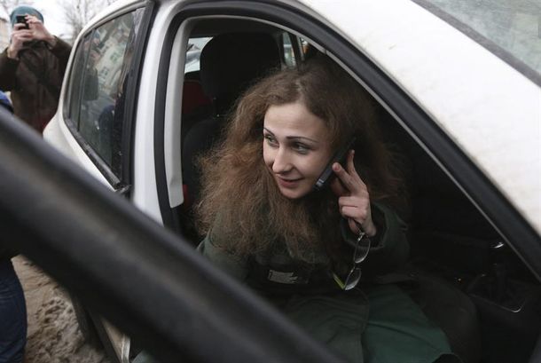 Para las Pussy Riot, su liberación es un acto de propaganda