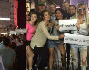 FreeMo: cientos de personas pidieron por la liberación de Moria Casán