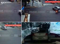 video: asi fue el espectacular choque de un auto que termino metido en una colchoneria video: asi fue el espectacular choque de un auto que termino metido en una colchoneria