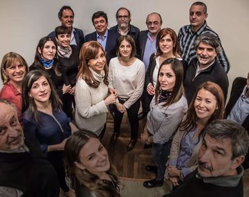 Cristina y los candidatos de Unidad Ciudadana