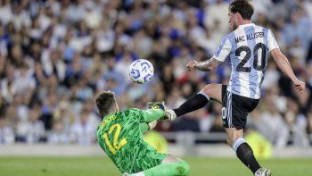 Otro golazo de la Argentina: Mac Allister puso el 3-1
