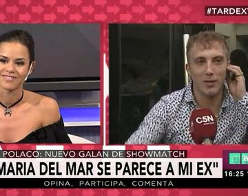 El Polaco conquistó a María del Mar en vivo: Sos muy linda
